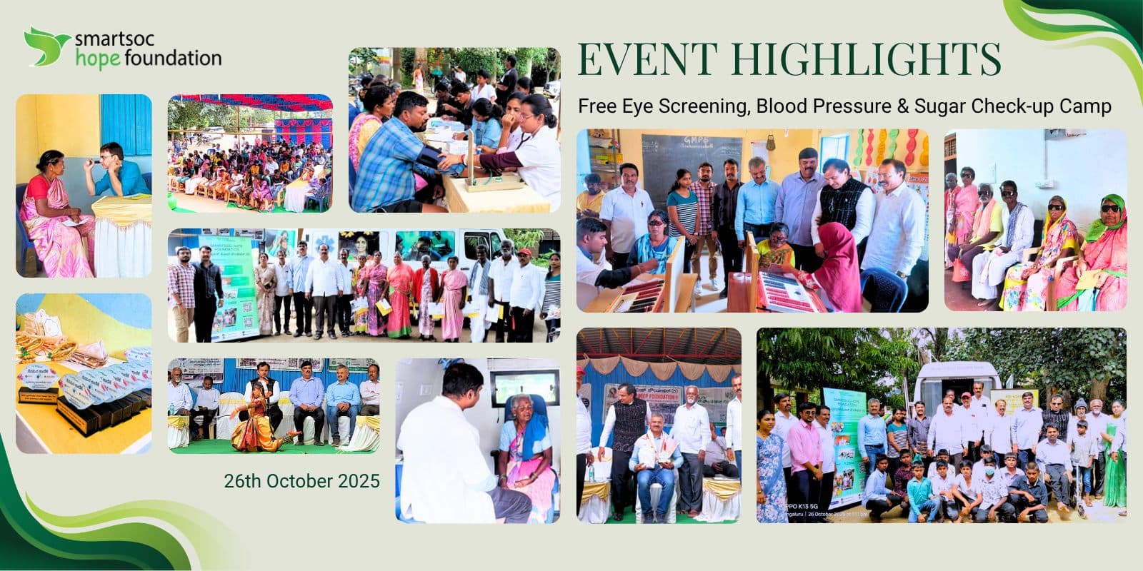 Eye Checkup Camp at Sonnappanahalli