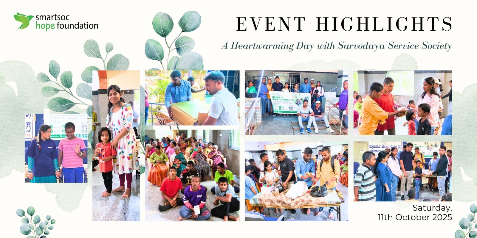 Hope Box Drive at Sarvodaya Service Society