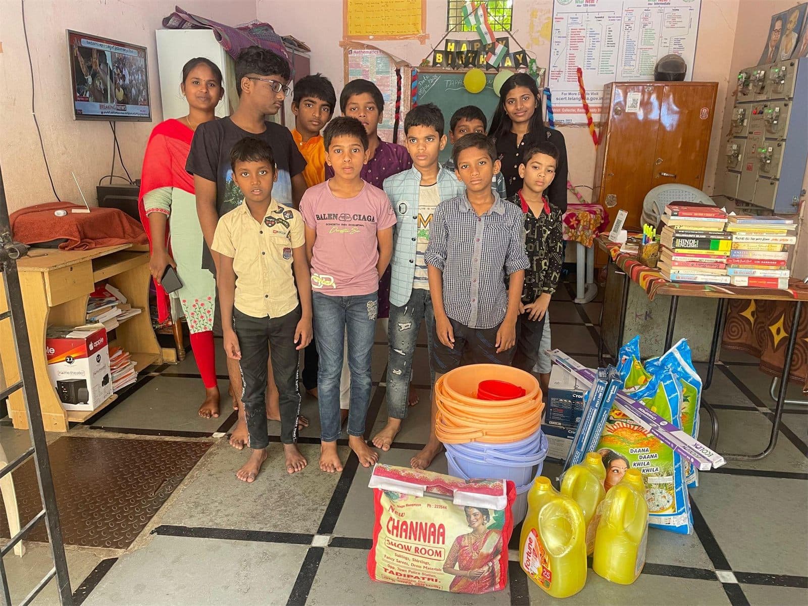 Groceries and Appliances at Tapasvi Foundation